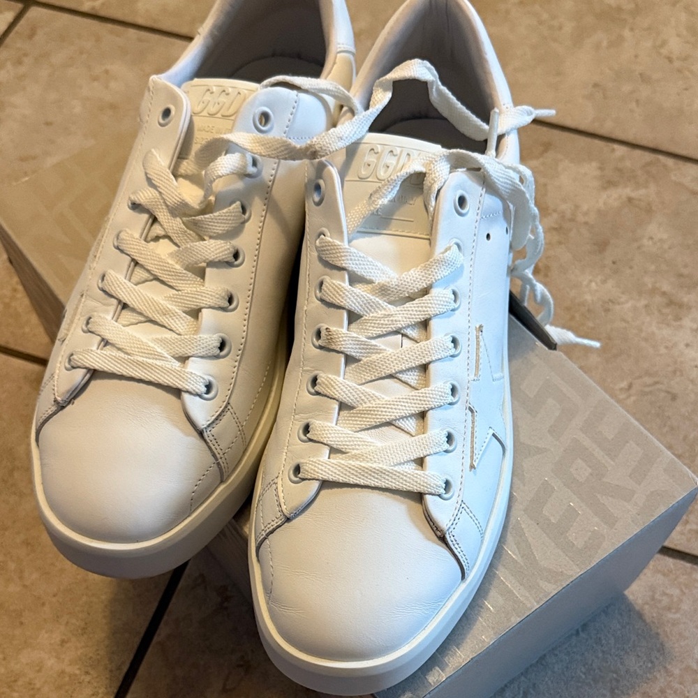 Golden Goose Ladies Pure New Optic White Sneaker size 41
